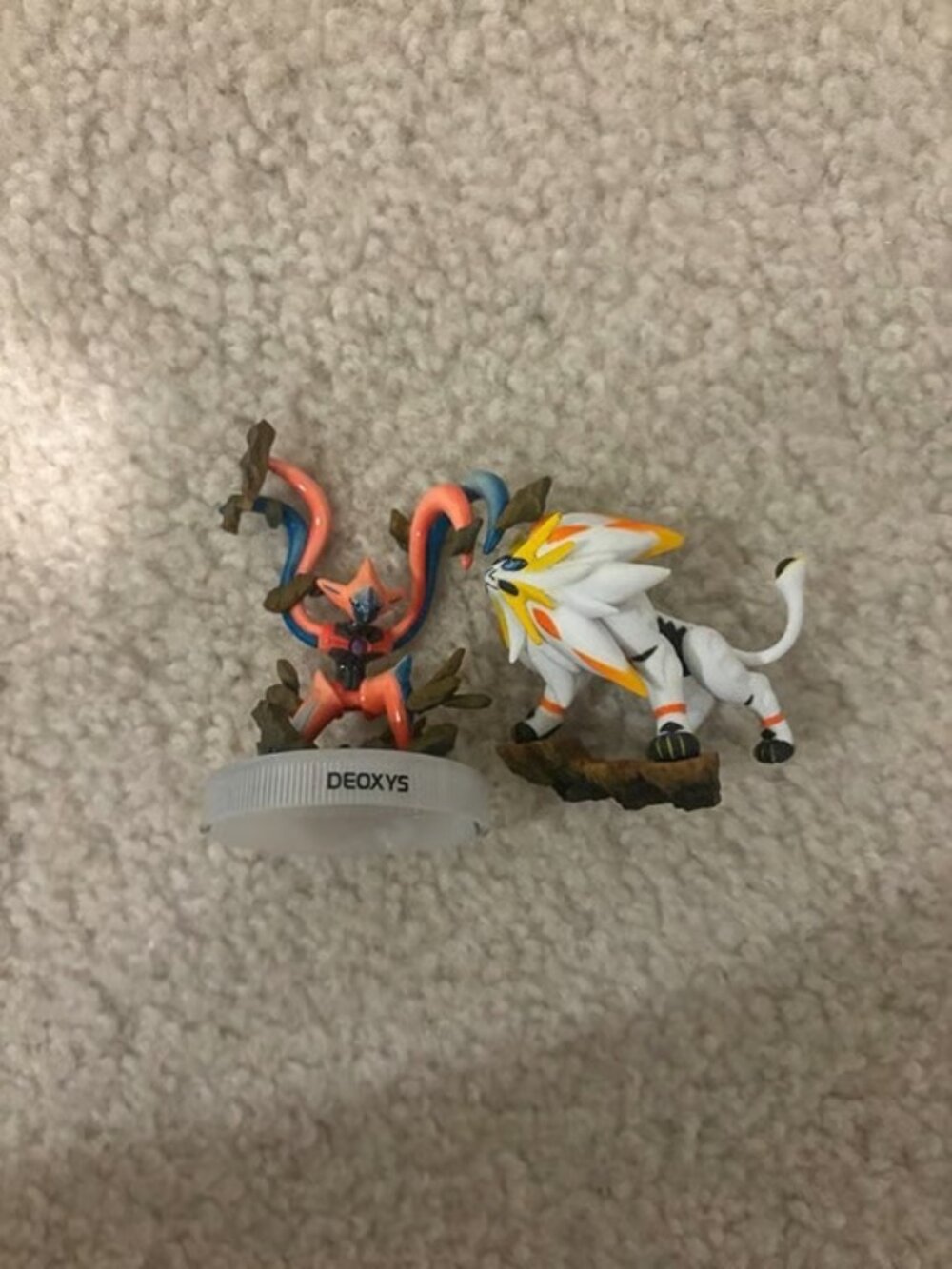 Pokemon Deoxys & Solgaleo Figures Legendary Mythical Collectible Figure Lot Rare